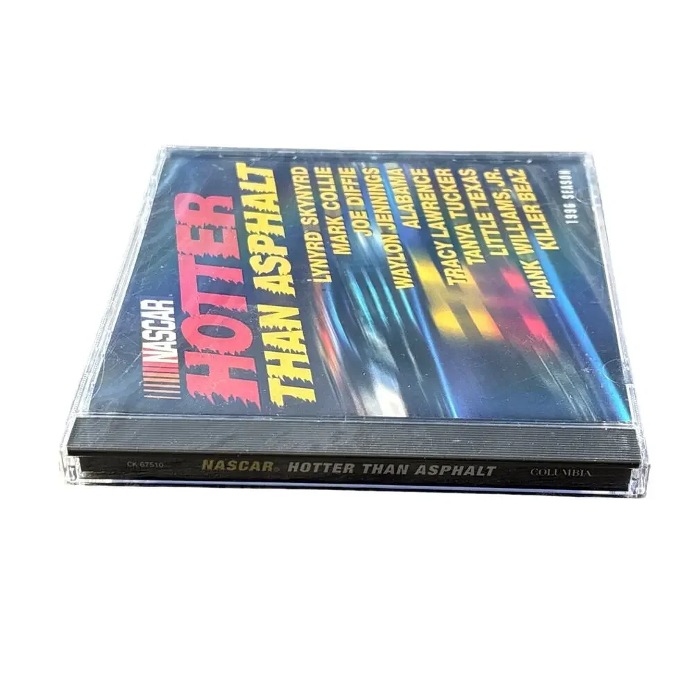 Nascar Hotter Than Asphalt  CD L Skynyrd, W Jennings, H Williams jr New, Sealed!